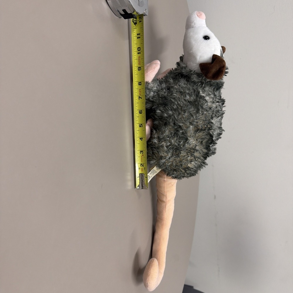 Opossum Plush Toy The Petting Zoo Stuffed Animal 12" Or 21"with Tail - Picture 2 of 12